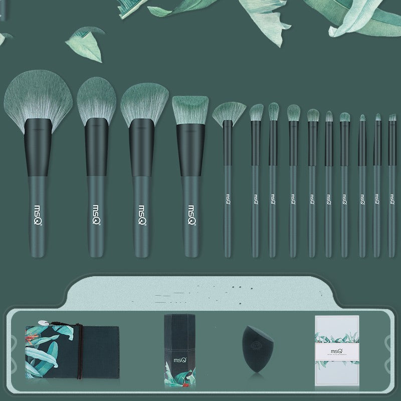 Plantain makeup brush set